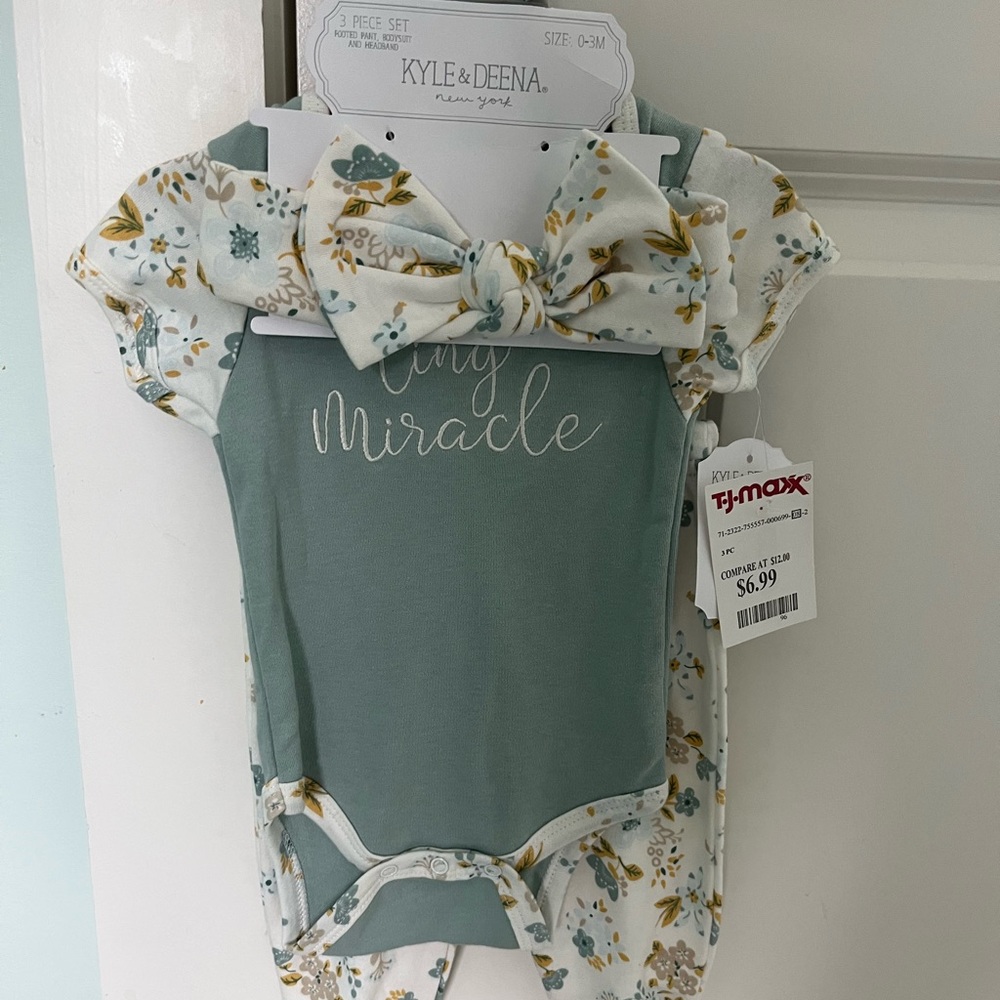 0-3 Month Set with Headband